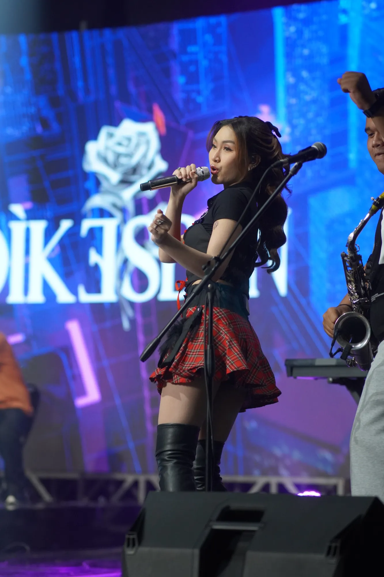 Dike Sabrina di Atas Panggung © KapanLagi.com/Guntur Merdekawan