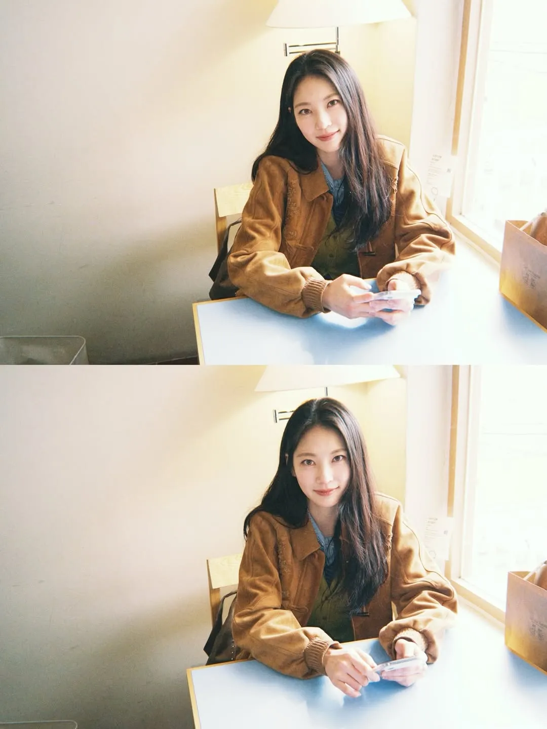 Potret Gong Seung Yeon dengan outfit nuansa coklat / Instagram 0seungyeon