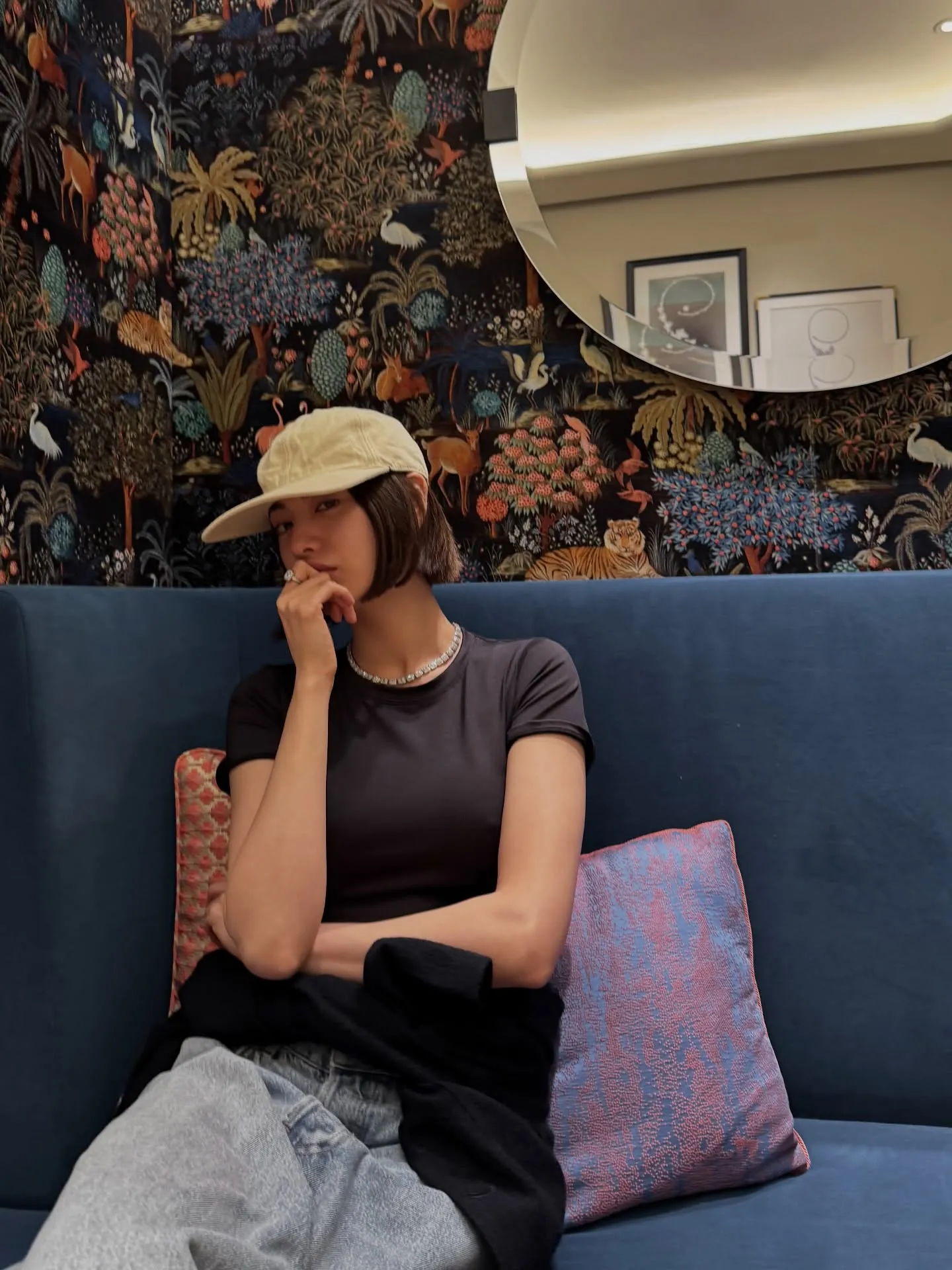 Im Jin A dengan memakai outfit casual/Instagram.com/jin_a_nana