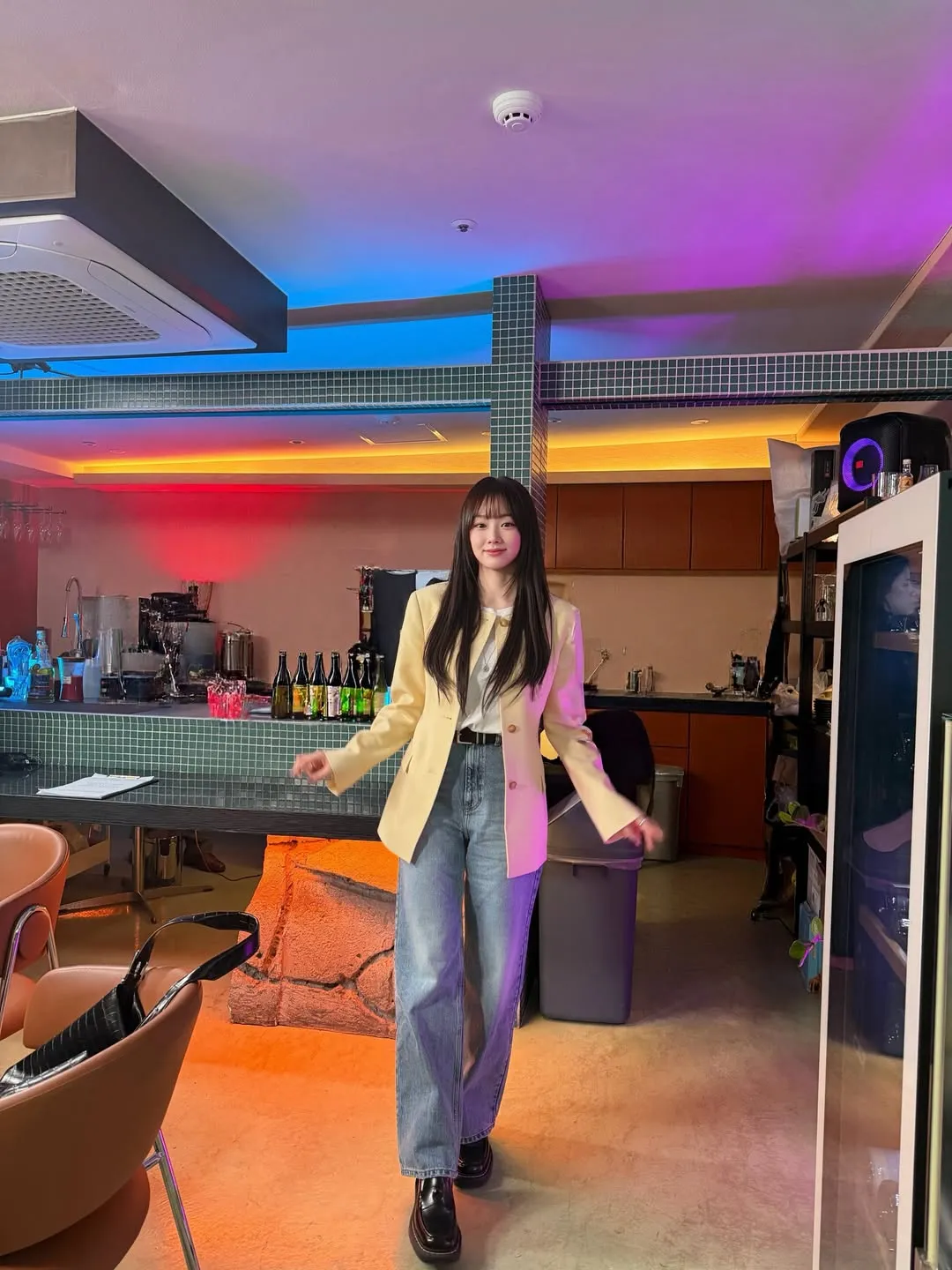 Pose lucu Kang Mi Na / Instagram _happiness_o