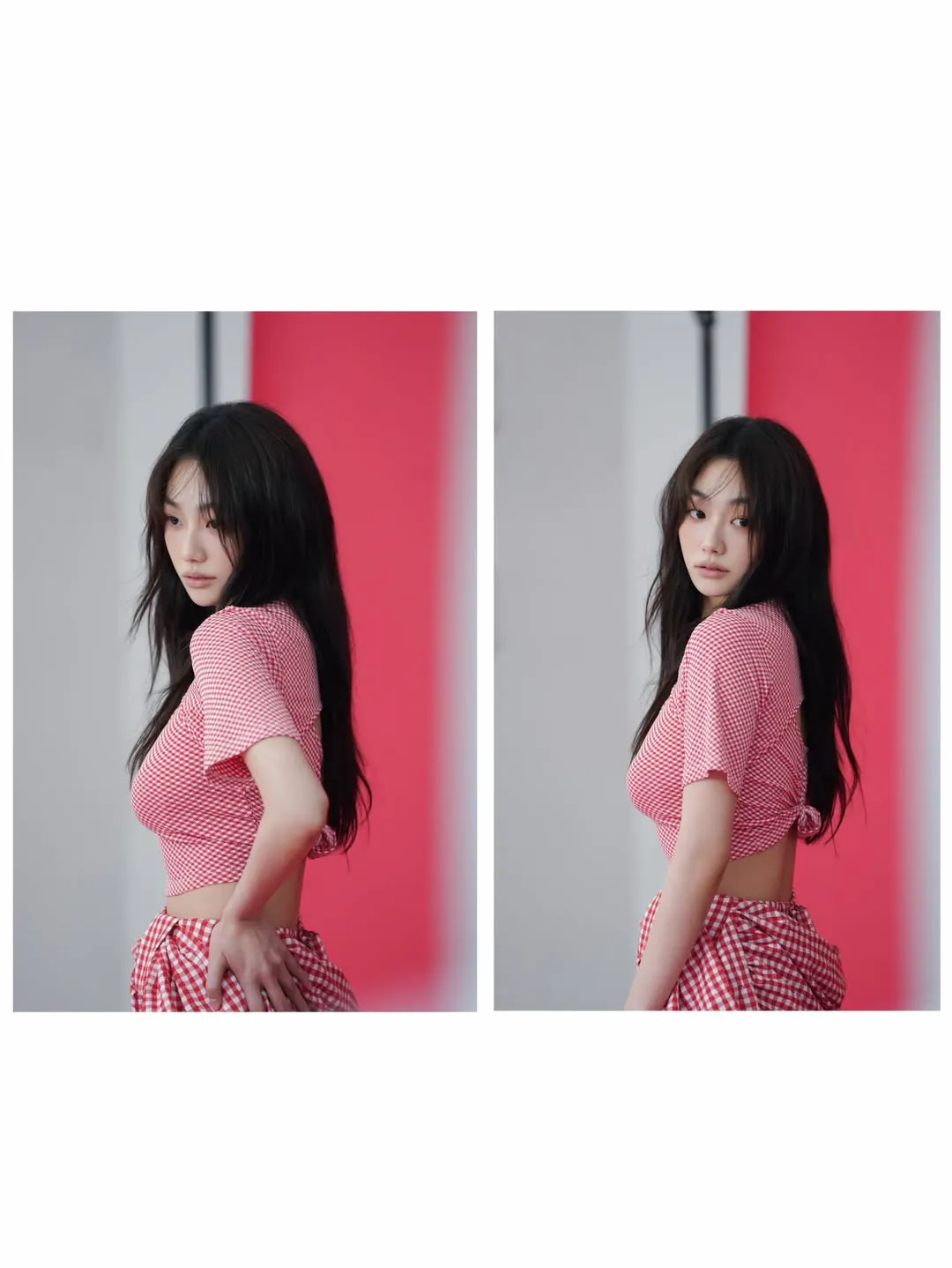Kang Mi Na dengan pose model / Instagram _happiness_o