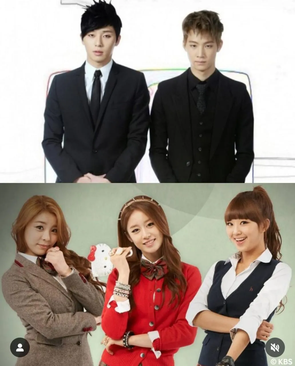 Grup I:dn & HershE di Dream High 2 (Image by soompi on Instagram)