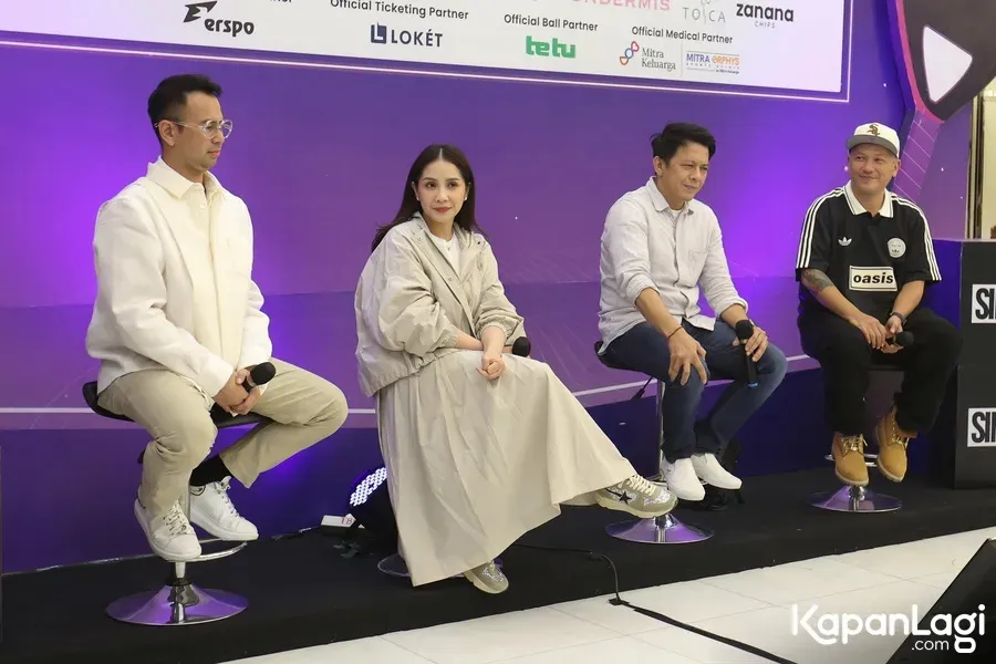 Raffi Ahmad, Nagita Slavina, Ariel NOAH, Gading Marten © KapanLagi.com/Budy Santoso