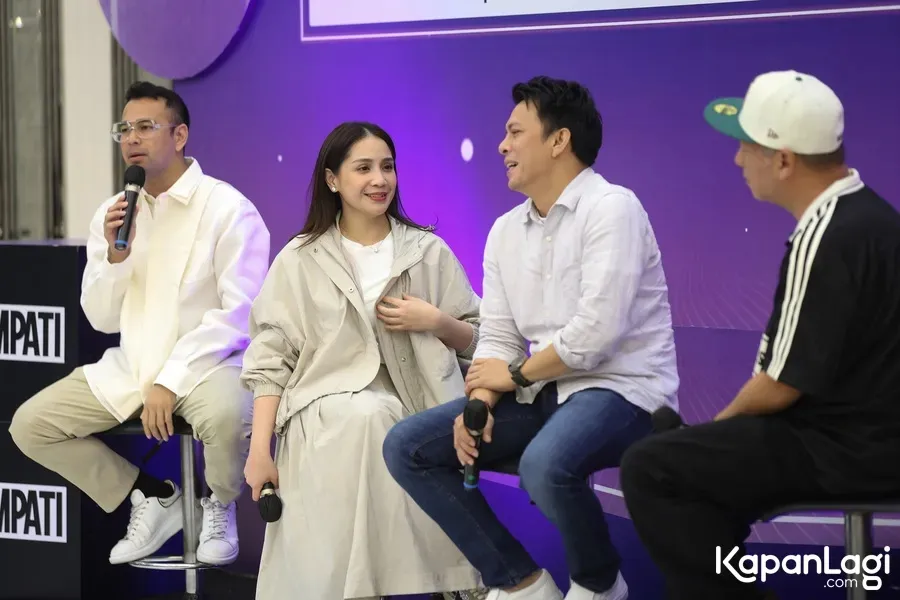 Raffi Ahmad, Nagita Slavina, Ariel NOAH, Gading Marten © KapanLagi.com/Budy Santoso
