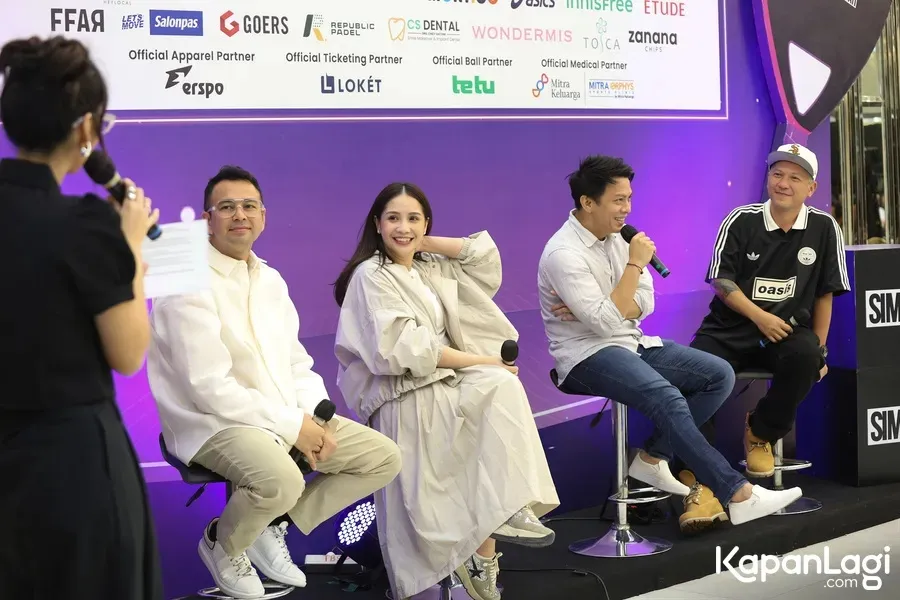 Raffi Ahmad, Nagita Slavina, Ariel NOAH, Gading Marten © KapanLagi.com/Budy Santoso