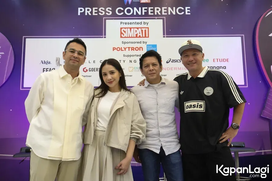 Raffi Ahmad, Nagita Slavina, Ariel NOAH, Gading Marten © KapanLagi.com/Budy Santoso