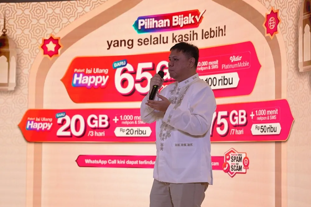 VP Head of Product, Pricing & Revenue Strategy Indosat Ooredoo Hutchison, Nicholas Yulius Munandar. (c) Tri