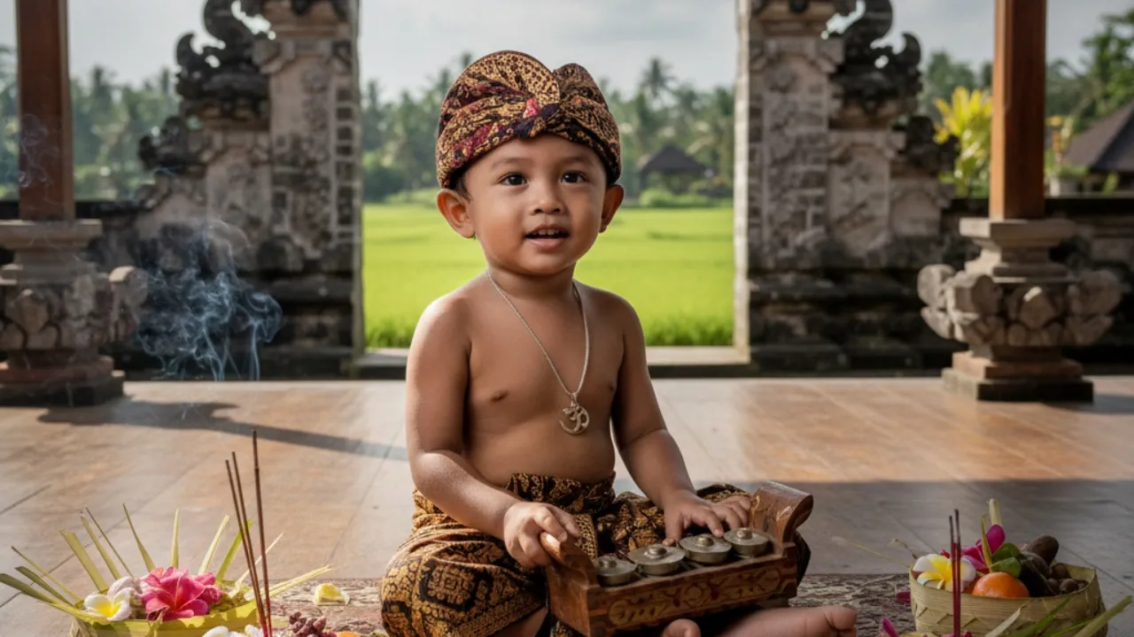 Nama-Nama Sanskerta Populer untuk Bayi Laki-Laki (c) Ilustrasi AI