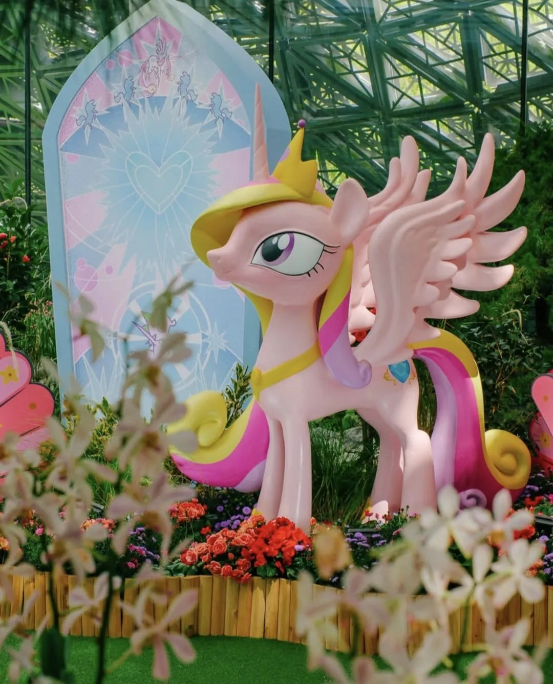  Royal Pony Sisters di Floral Fantasy. (Instagram: Gardens by the Bay)