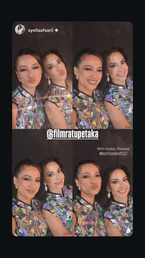 Pemain Tampil Glamor (credit: Instagram.com/filmratupetaka/)