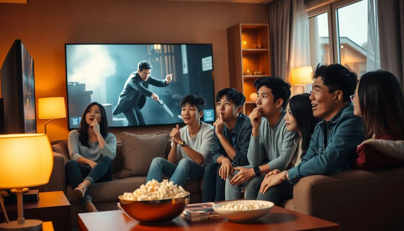 Mengapa Drama Korea Action Cocok Ditonton Bareng Teman? (c) Ilustrasi AI