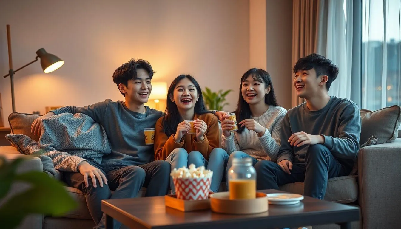 Tips Memilih Drama Korea untuk Ditonton Bareng Teman (c) Ilustrasi AI