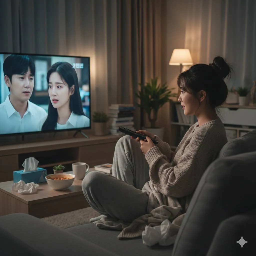 Platform Streaming untuk Menonton Drama Korea Adaptasi Novel (c) Ilustrasi AI