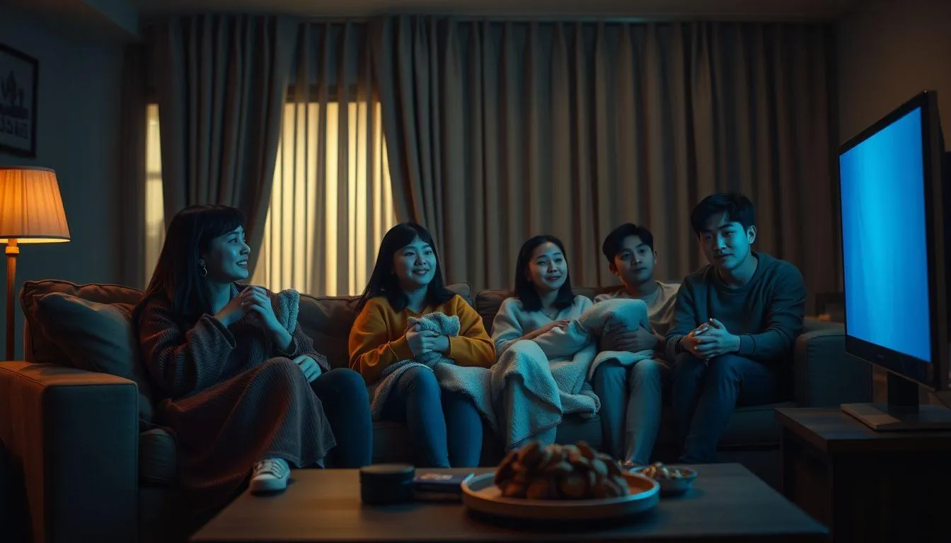 Tips Menonton Drama Korea Horror Bareng Teman (c) Ilustrasi AI