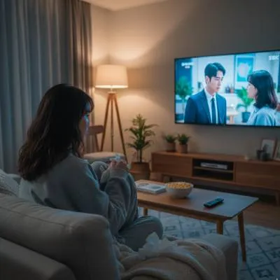 Tips Menikmati Drama Korea Kolosal Saat Hujan (c) Ilustrasi AI