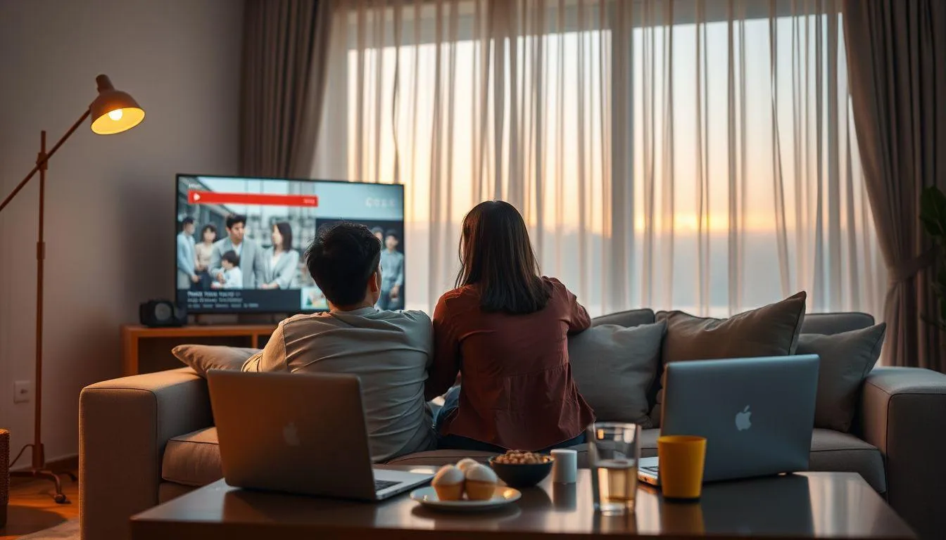 Platform Streaming untuk Menonton Drama Korea (c) Ilustrasi AI