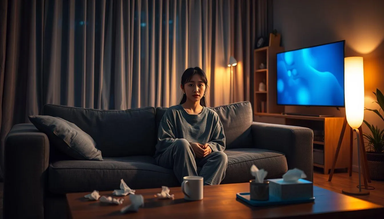 Tips Menonton Drama Korea Melodrama Saat Patah Hati (c) Ilustrasi AI