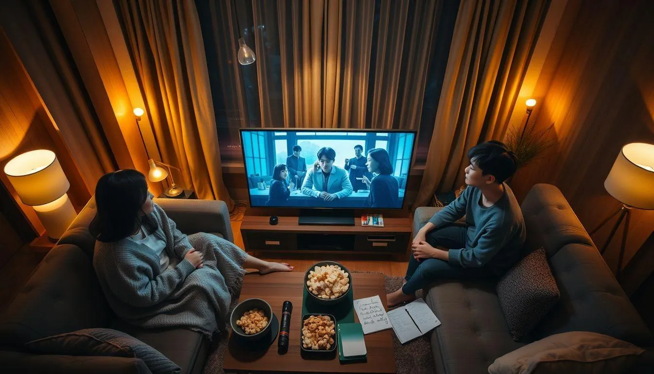 Tips Menonton Drama Korea Misteri agar Lebih Seru (c) Ilustrasi AI