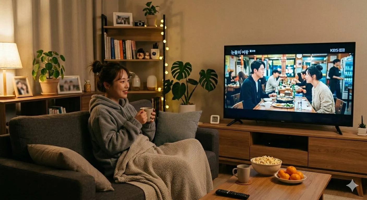 Momen Spesial Saat Menonton Drama Idol Bareng Crush (c) Ilustrasi AI