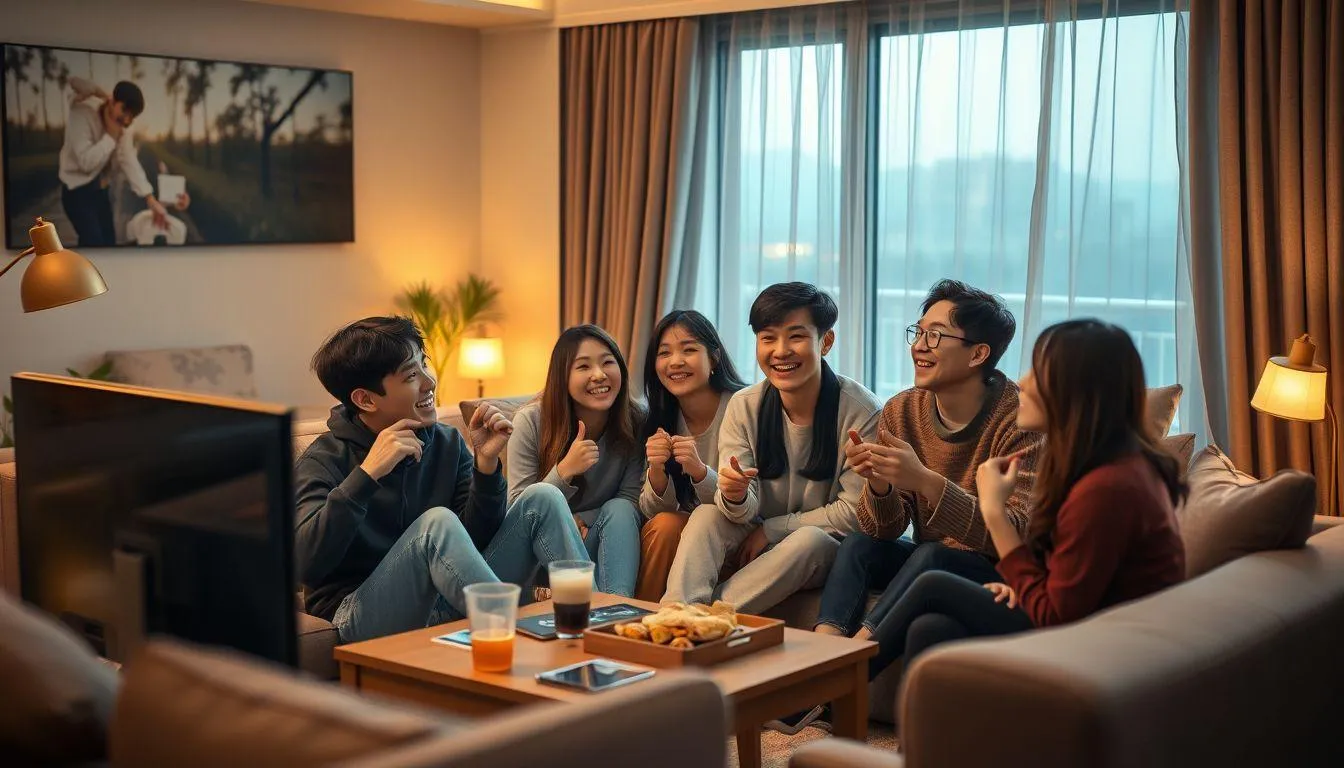 Alasan Drama Korea Modern Cocok Ditonton Bareng Teman (c) Ilustrasi AI