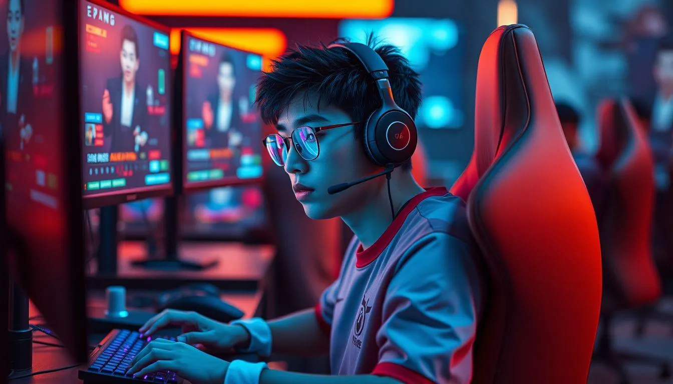Bermain Game dan E-Sport (c) Ilustrasi AI