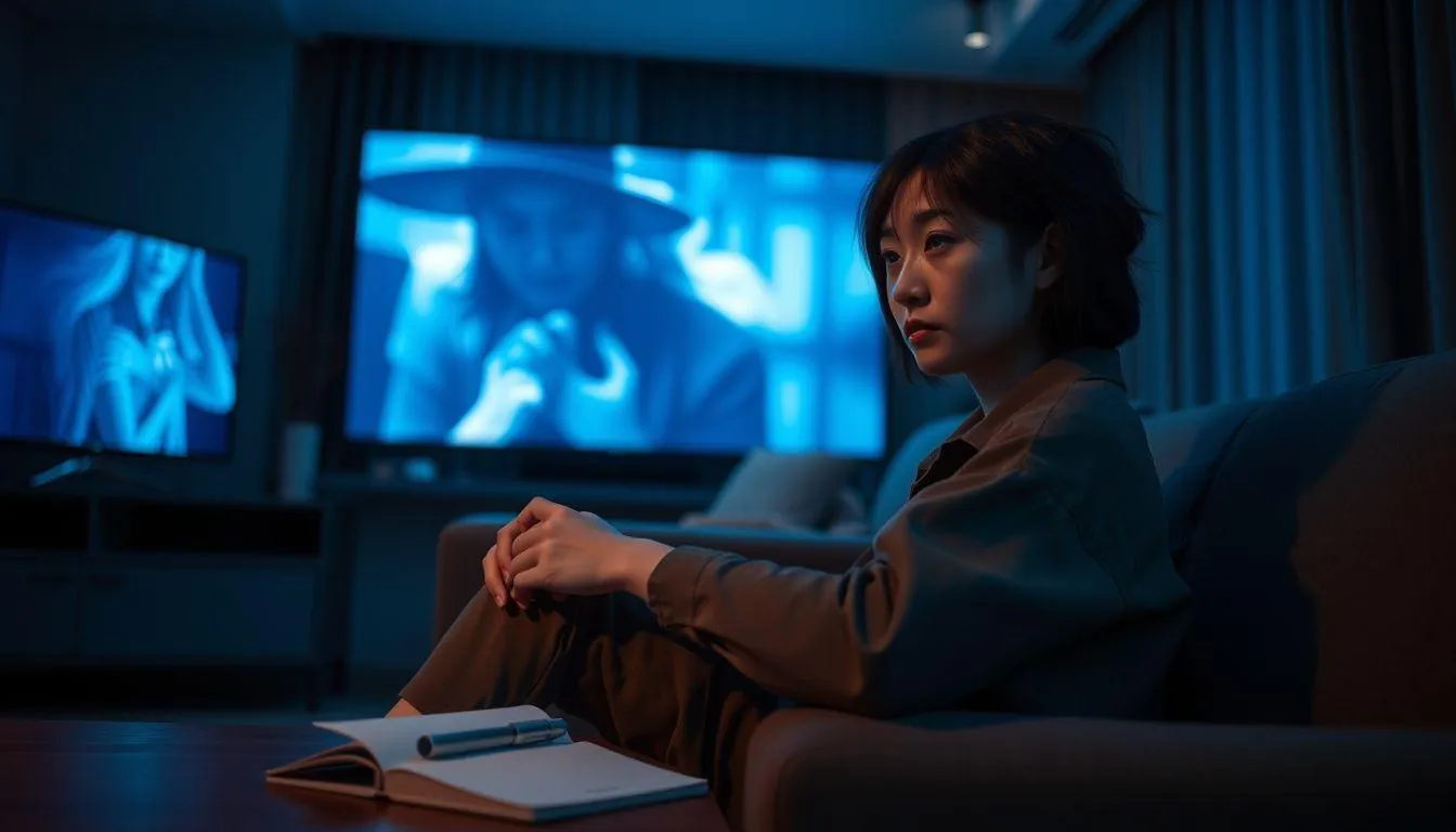 Tips Menikmati Drama Korea Thriller dengan Tema Phobia (c) Ilustrasi AI