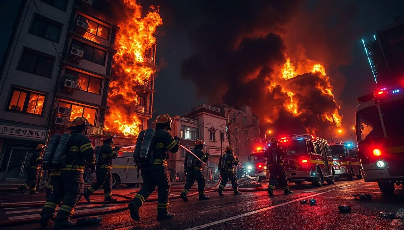 Film The Firefighters (2024) - Tragedi Nyata yang Menggugah (c) Ilustrasi AI