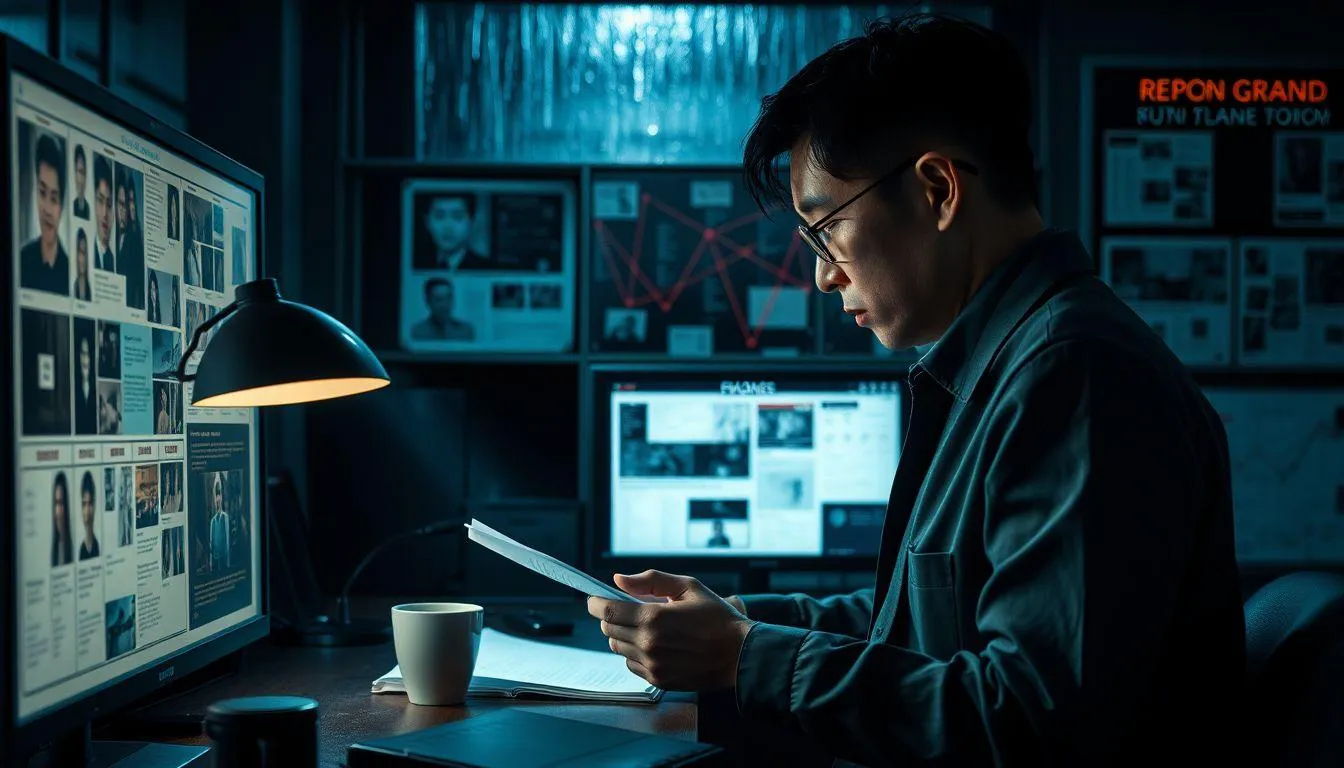 Mengapa Drama Korea Thriller Polisi Cocok Ditonton Sendirian (c) Ilustrasi AI