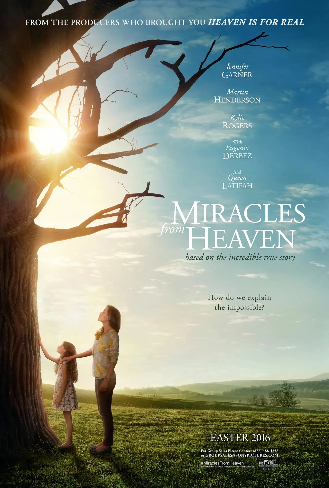 Poster film MIRACLE FROM HEAVEN © imdb