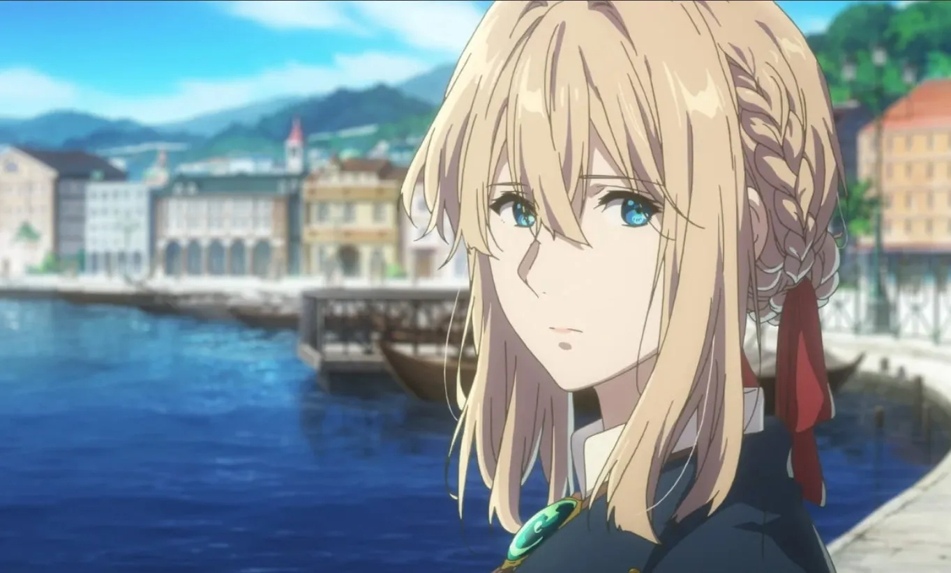 Sedikit effort untuk bikin kepang ala Violet Evergarden, tapi penampilan jadi elegan. 