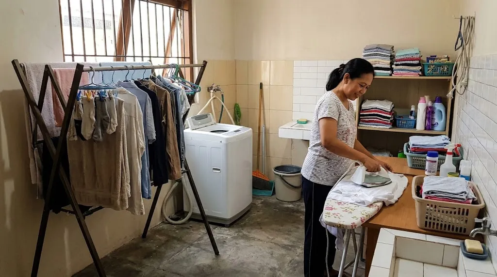 Laundry room. [AI Generated]