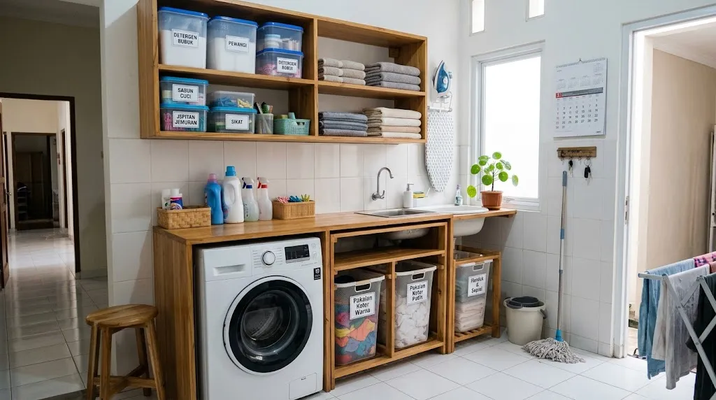 Laundry room. [AI Generated]