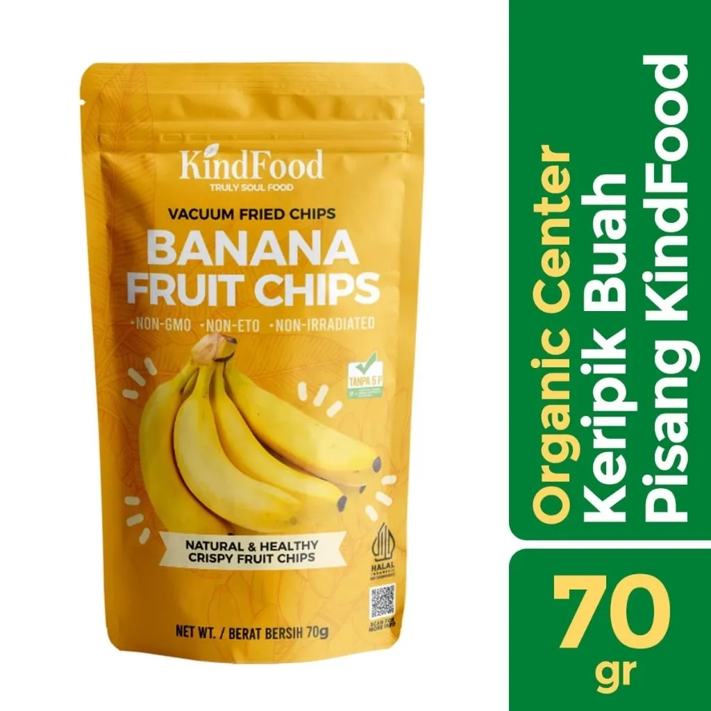 Keripik pisang organik. (Shopee/Organic Center Official Shop)