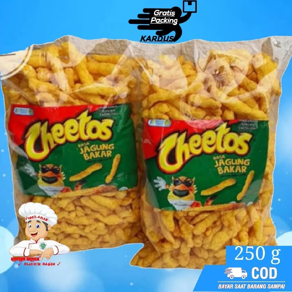 Snack Cheetos Rasa Jagung Bakar. (Shopee/Hamba Snack)