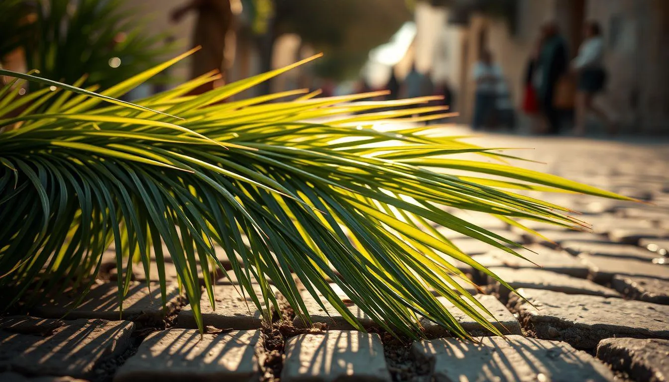 1. Cara Memahami Makna Simbolis Daun Palma dalam Perayaan (c) Ilustrasi AI