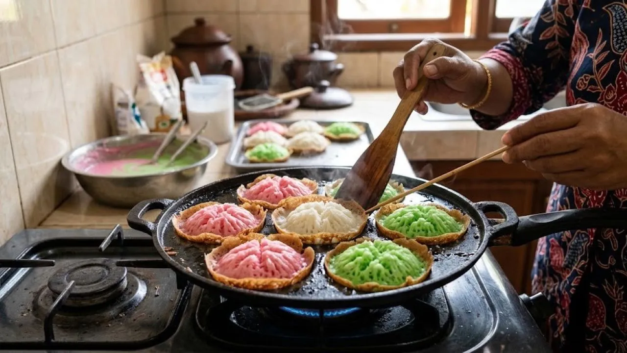 Resep Carabikang Pandan Kelapa yang Mekar (AI Generated)