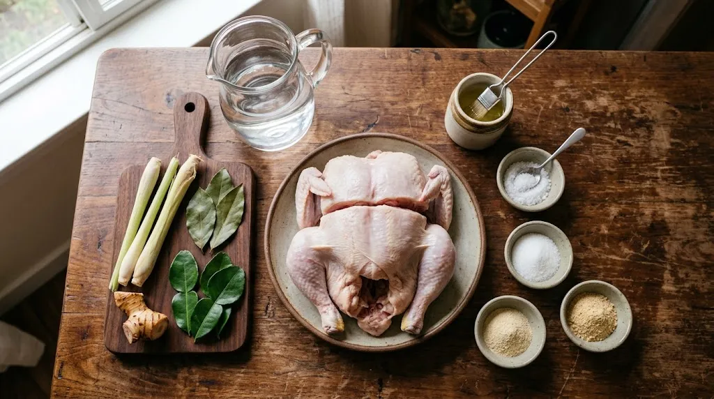 Membuat Ayam Ungkep Bumbu Meresap (AI Generated)