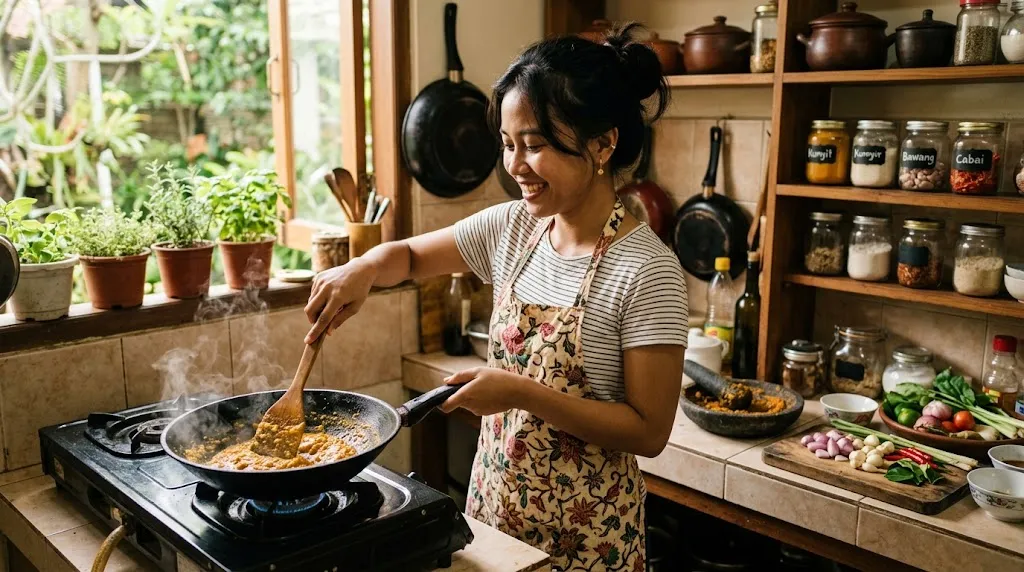 Membuat Ayam Ungkep Bumbu Meresap (AI Generated)