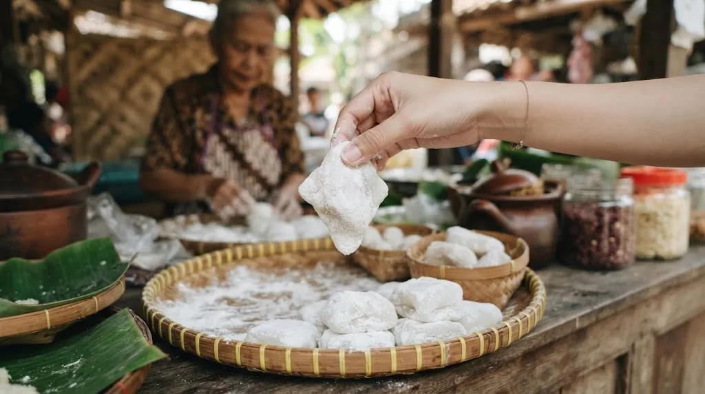 Resep Mochi Sukabumi Isi Kacang Tanah (AI Generated)