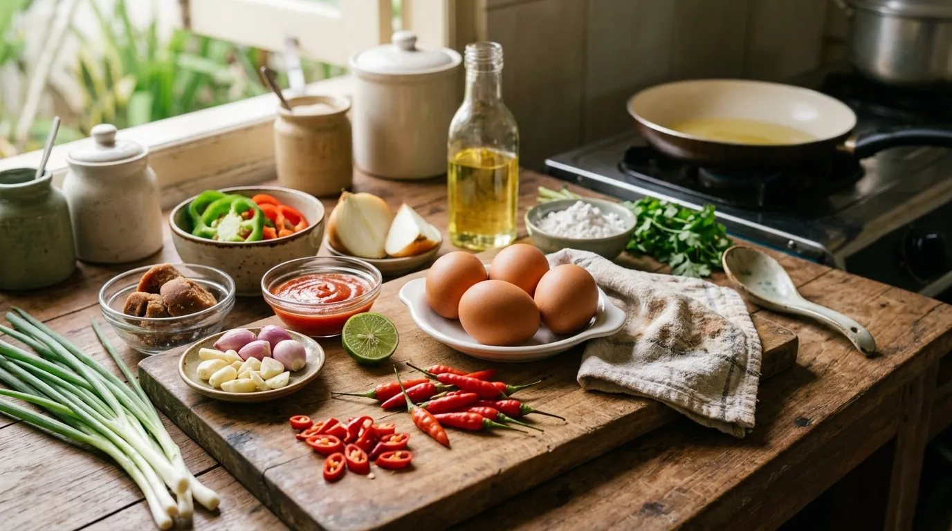 Resep Telur Ceplok Asam Manis Simple (AI Generated)