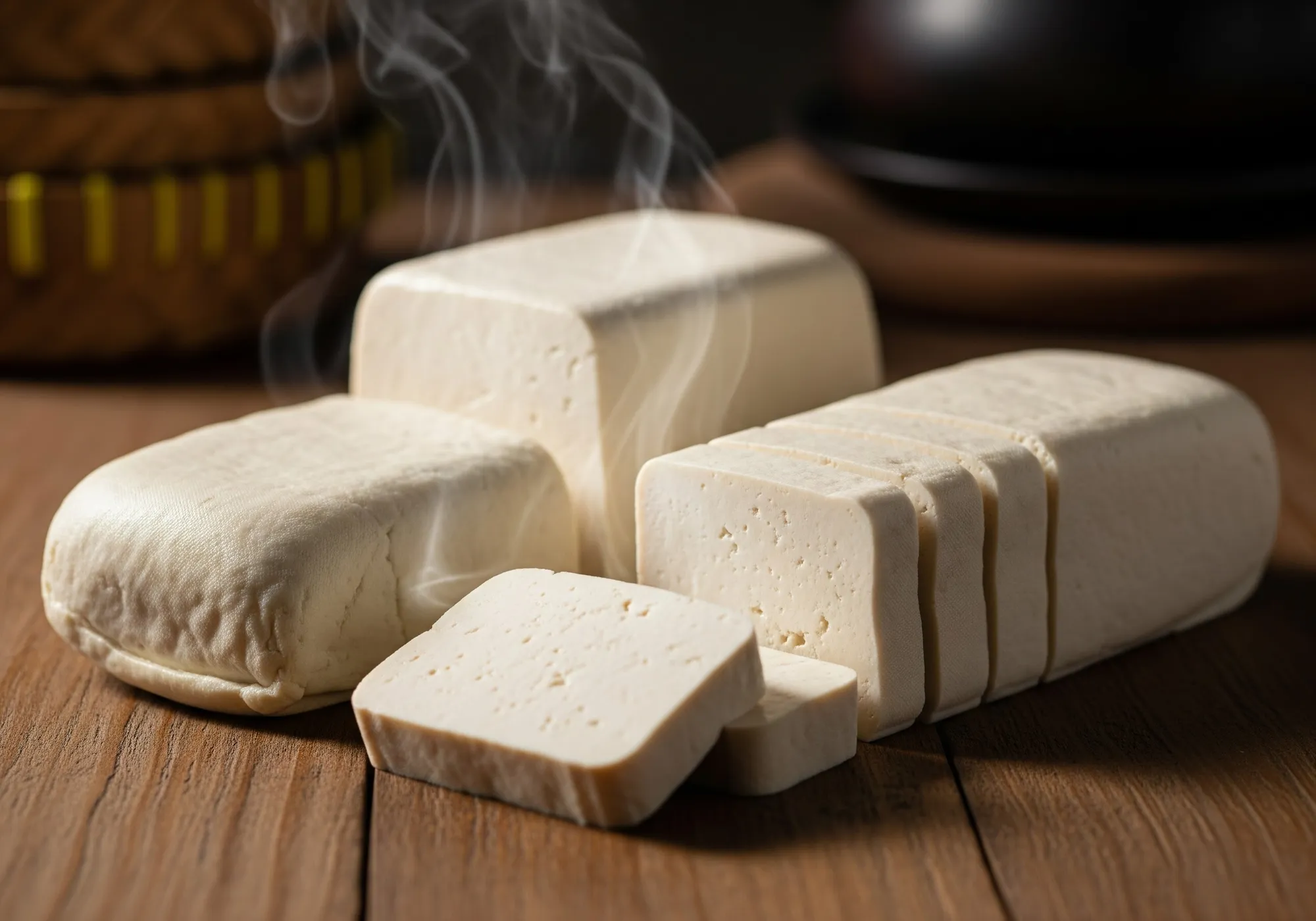 resep telur kuah bening tahu dan jamur (AI generated)