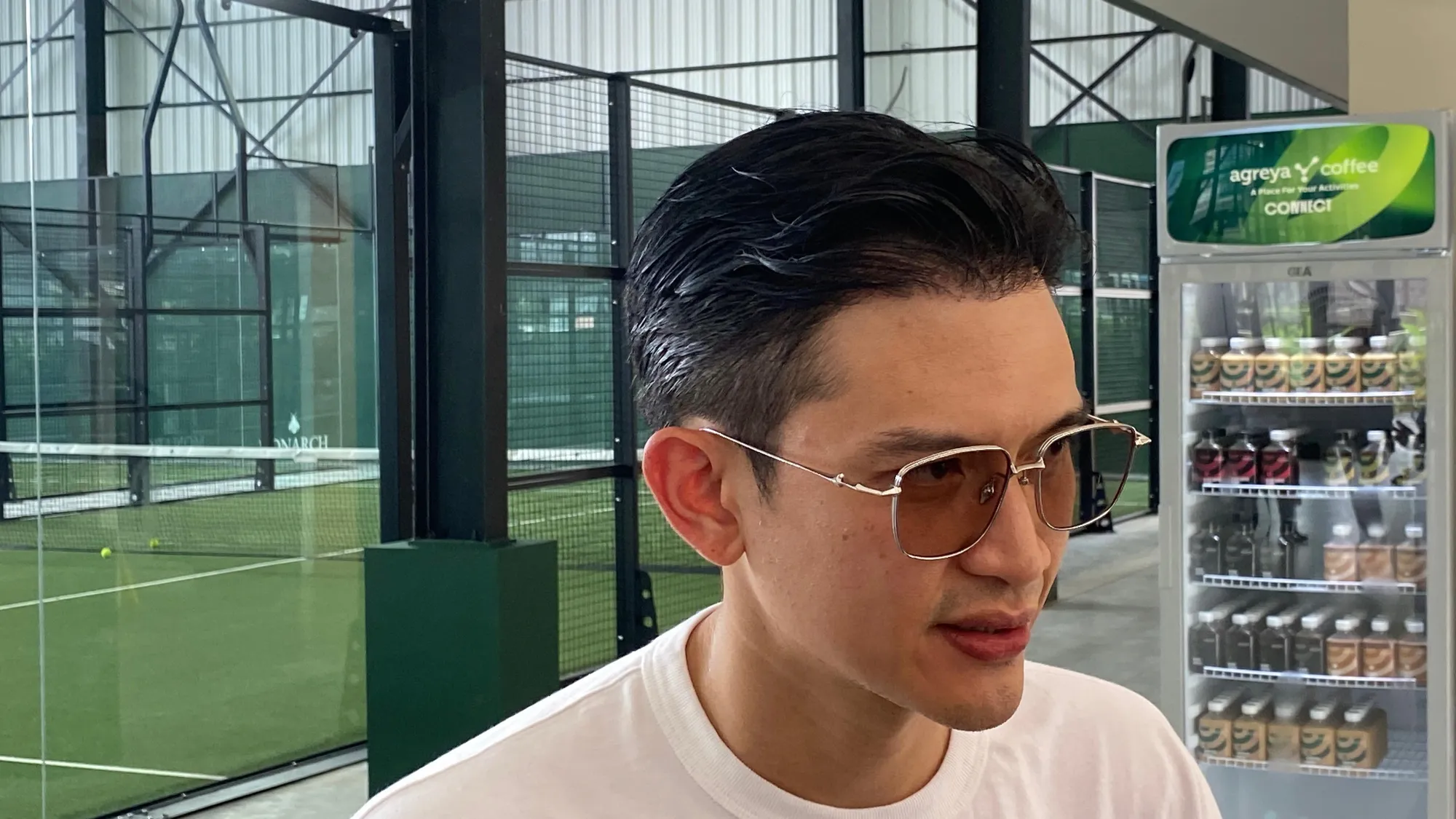 Rezky Aditya berambut klimis © KapanLagi.com/Fikri Alfi Rosyadi