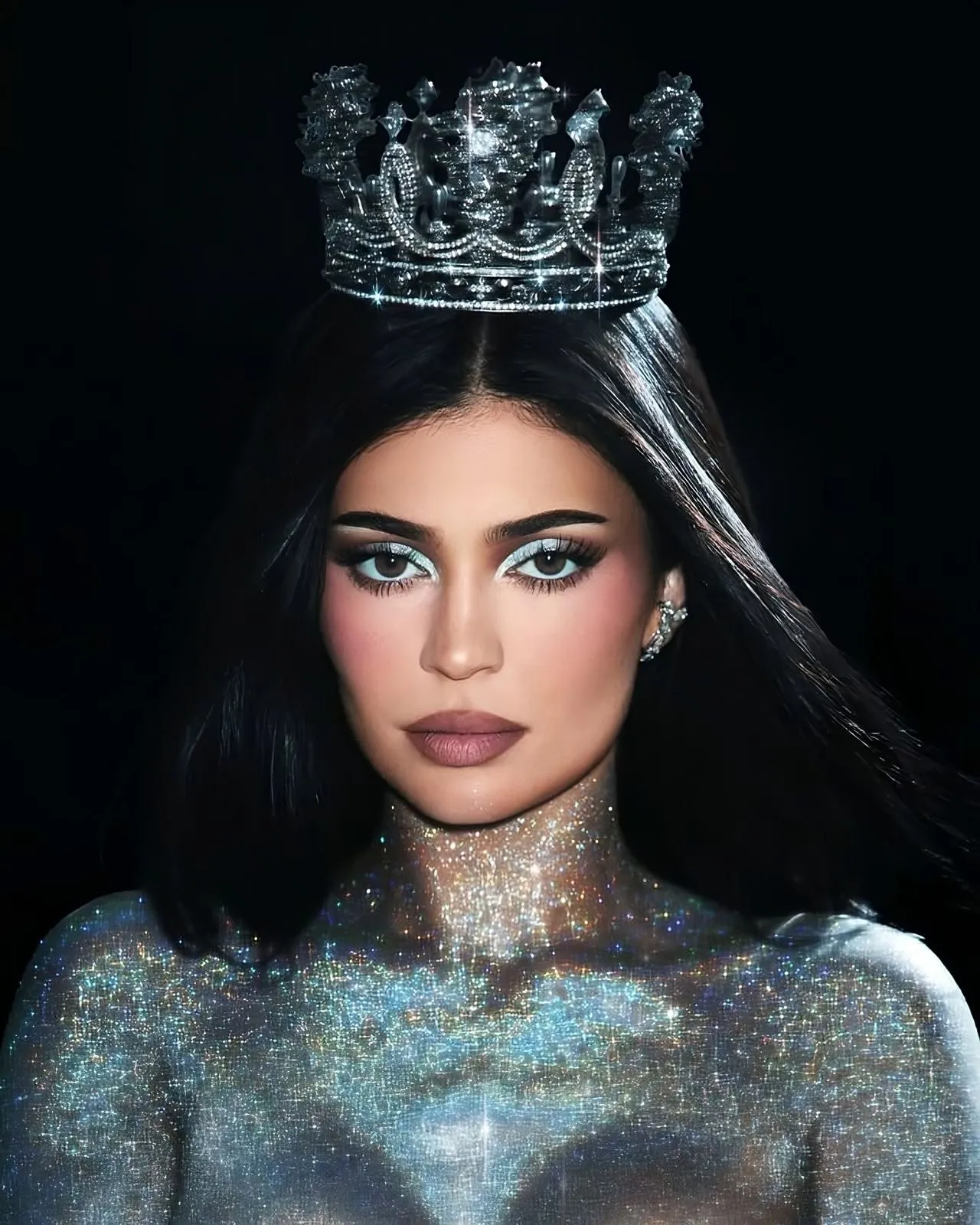 Kylie Jenner Pakai Mahkota Karya Rinaldy Yunardi (credit: instagram.com/rinaldyyunardi)