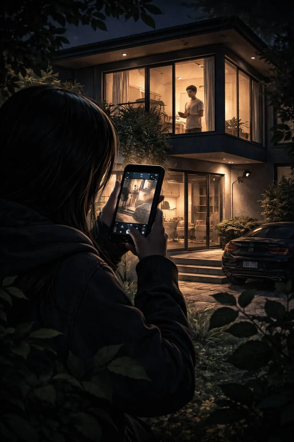 ilustrasi sasaeng - created by AI