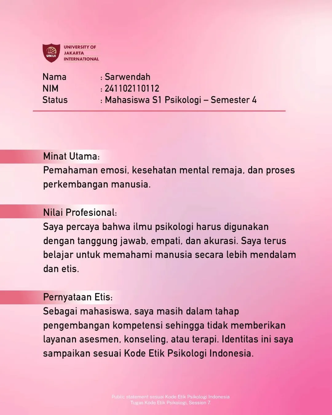 Sarwendah Kuliah Lagi, Ambil S1 Jurusan Psikologi (credit: instagram/sarwendah29)