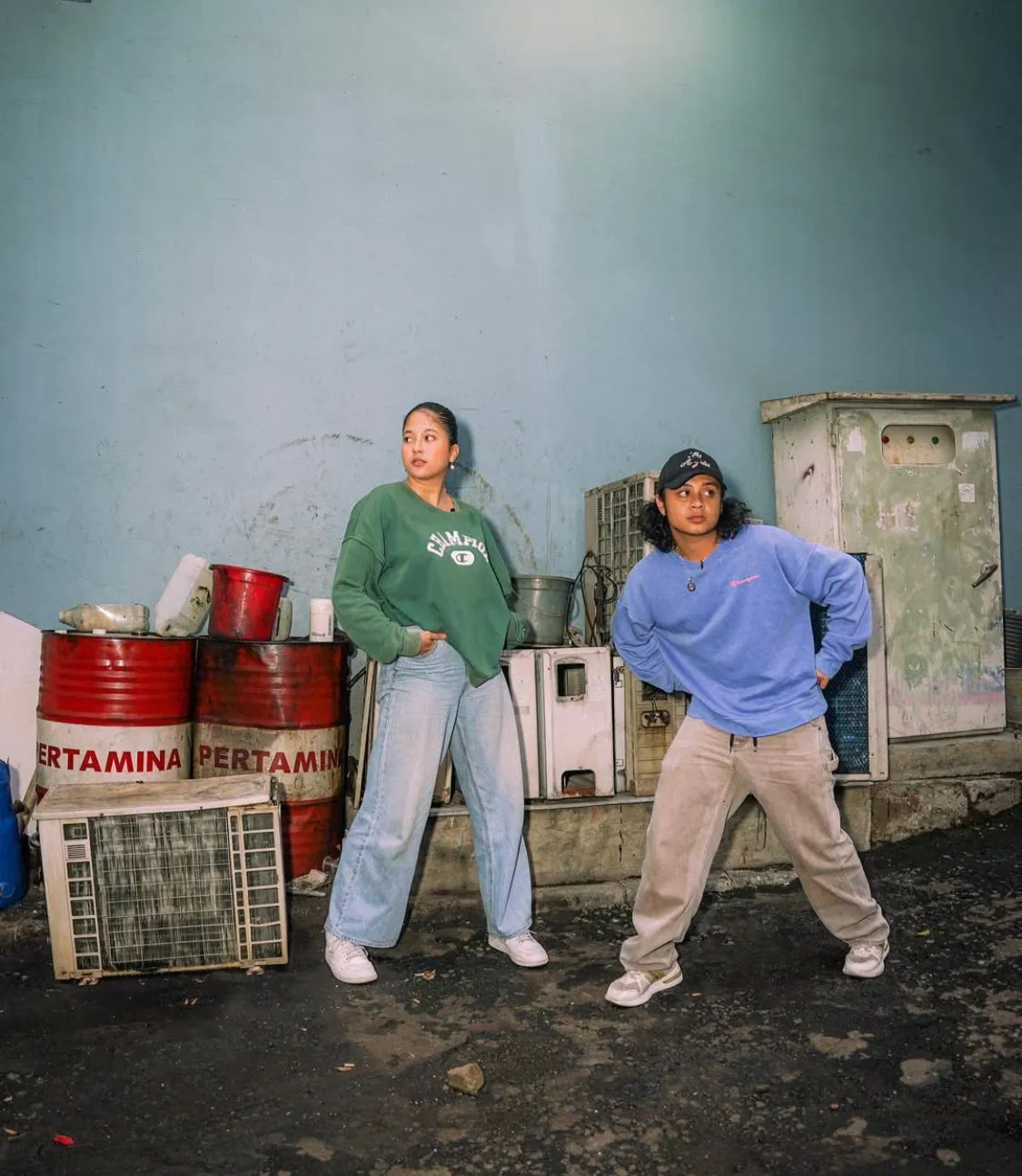 Gaya couple goals bastian dan sitha marino. (credit:instagram.com/bastiansteel)