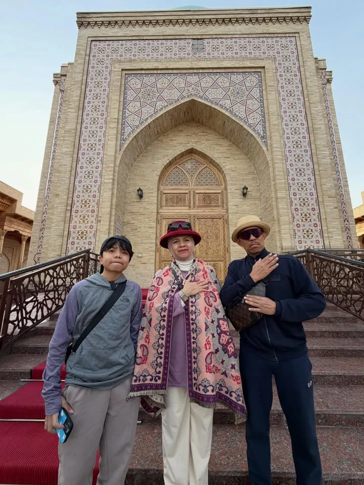 Refleksi Ramadan Lenggogeni Faruk di Tashkent (credit: Instagram.com/genifaruk)
