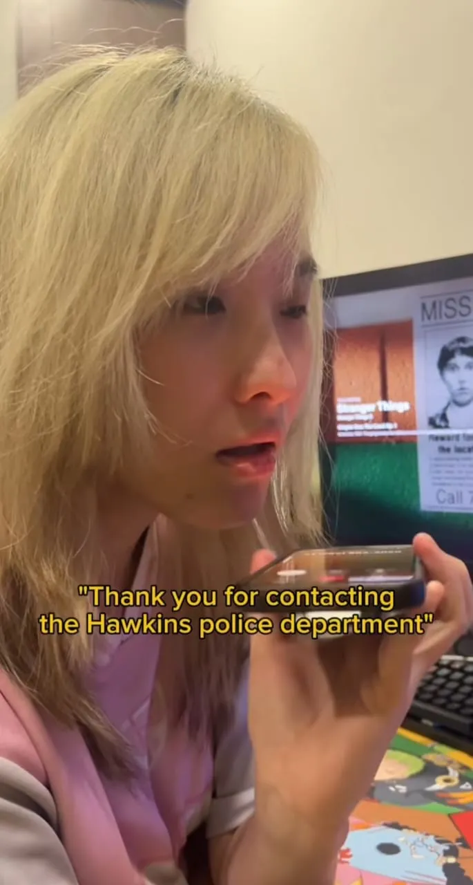 Telepon Chika Diangkat Oleh Kepolisian Hawkins (credit: instagram/chika.princiska)