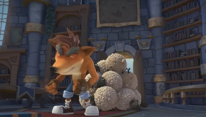 Animasi Crash Bandicoot (credit: Youtube/InsomniacHS)