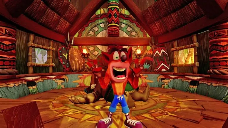 Tentang animasi game Crash Bandicoot (credit: Vicarious Visions)